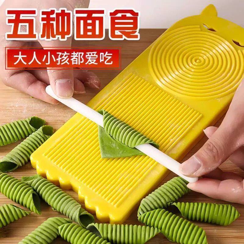 多功能搓莜面鱼鱼工具山西猫耳朵面食套装模具陕西麻食子板搓板