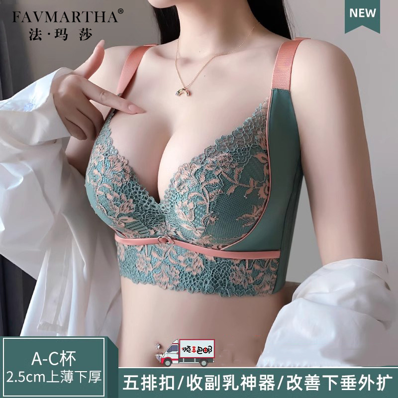 2025调整型内衣小胸显大加厚文胸聚拢收副乳矫正外扩防下垂胸罩