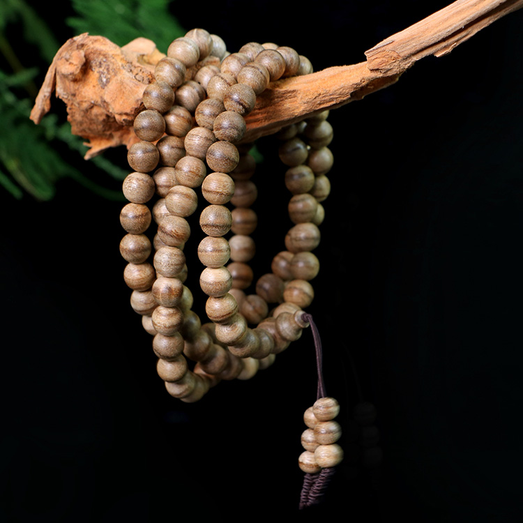 印尼加里曼丹沉香手串手持佛珠 6mm8mm虎纹男女款老料保真