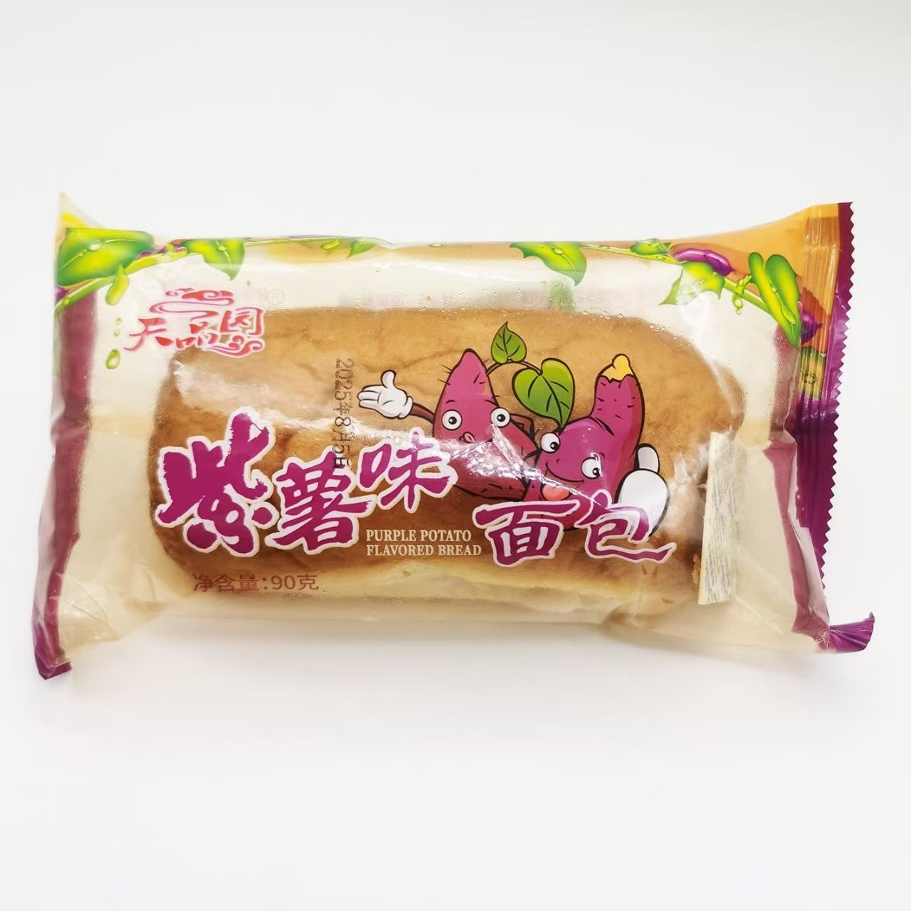 天品园紫薯味奶酪味红豆味菠萝味肉松味香蕉牛奶味牛奶沙拉味面包