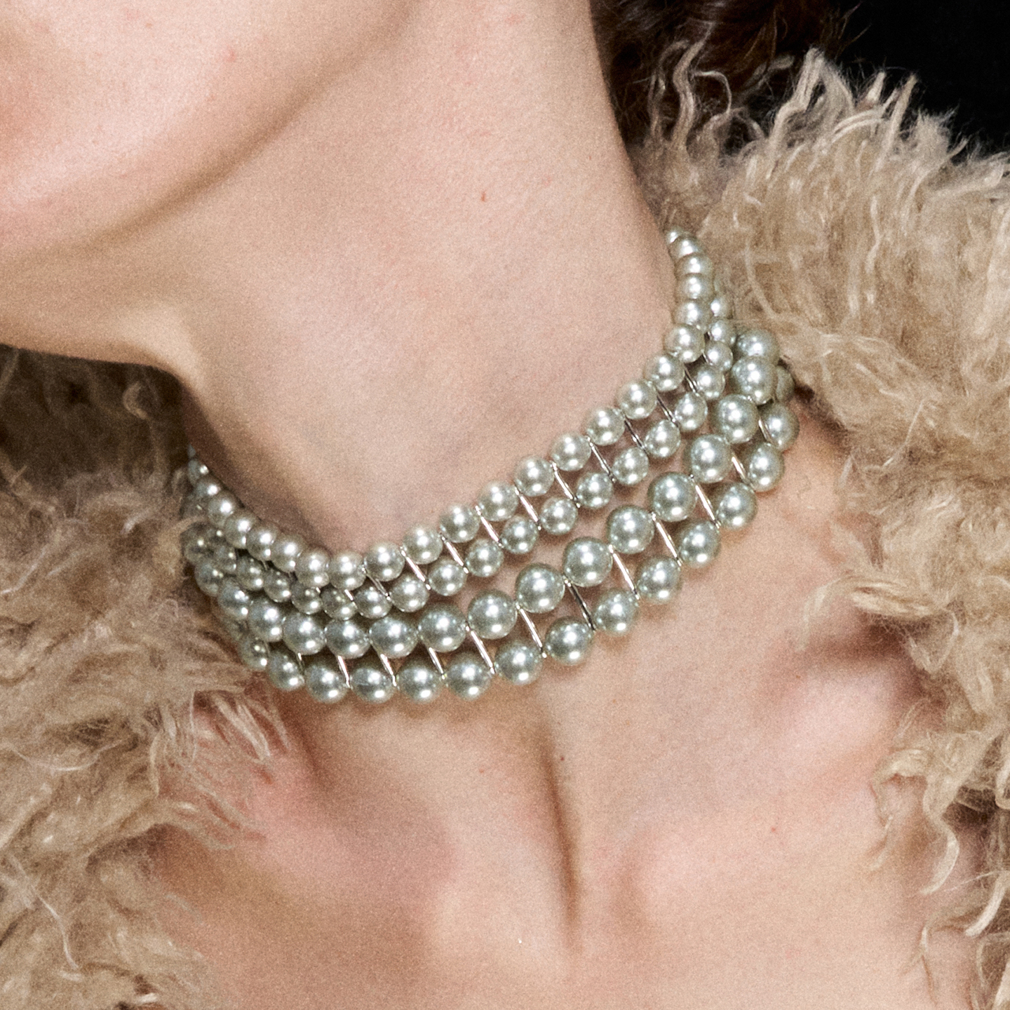 1JINN M2M【12.8号20点准时开卖】原创复古多层珍珠颈链女高级感