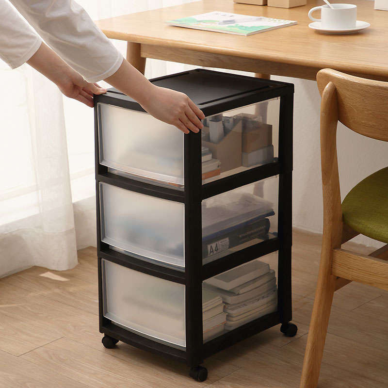 抽屉式储物柜透明宿舍塑料收纳盒