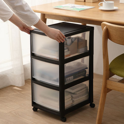 抽屉式储物柜透明宿舍塑料收纳盒