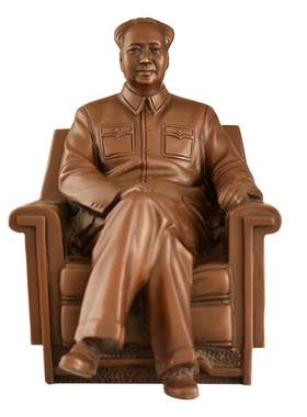 韶之红黄铜中式客厅铜像摆件