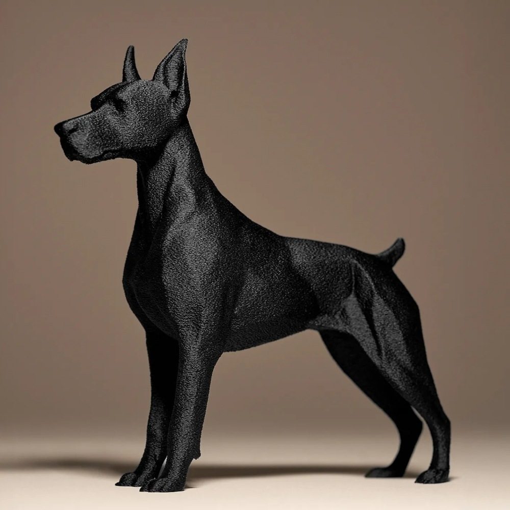 3D打印杜宾犬宠物狗狗动物模型牧羊犬家居装饰桌面玄关书架摆件,家居饰品,桌面摆件,淘宝优惠券,粉丝福利购,淘宝优惠卷