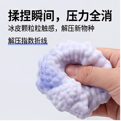 网红冰皮捏捏乐解压玩具