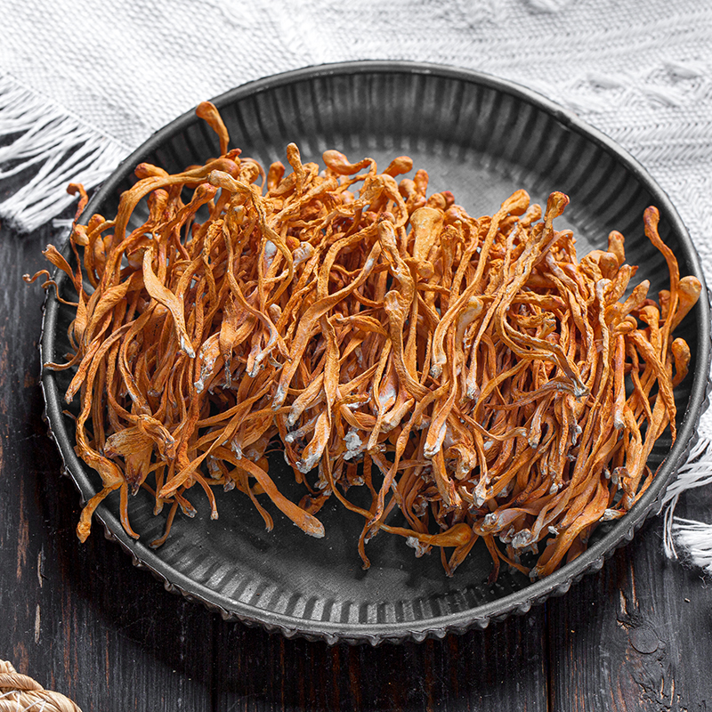虫草花排草辽宁蛹虫草干货正品精选煲汤材料新鲜原色药膳材料干货