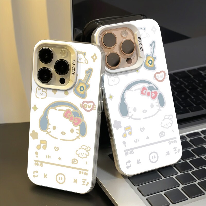 耳机凯蒂适用苹果16promax手机壳iphone一加1314红米k80小米15pro荣耀30020080保护套90华为p60504030mate70s