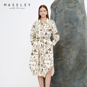 Maseley/玛塞莉春夏新品时尚潮流个性品质高端连衣裙女