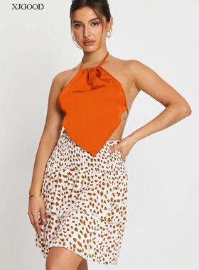 Sexy halterneck solid color lace-up top 性感挂脖纯色系带肚兜