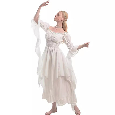 万圣节束腰宫廷风修身连衣裙