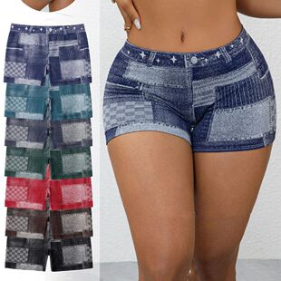 女无缝高弹紧身平角打底短裤Tight Seamless Base Boyshorts For