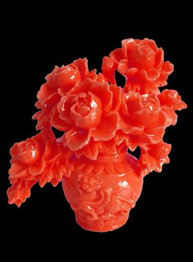 玉之雅盐雕工艺品富贵平安海盐制作摆件动植物系列盐雕