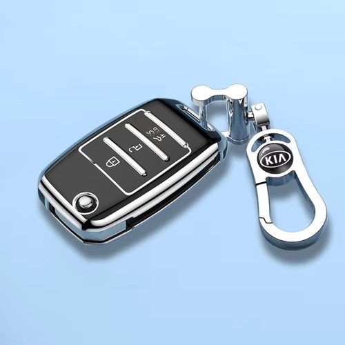 起亚K3专用k2凯绅k4焕驰福瑞迪kxcross女KX7车折叠钥匙包套壳套男