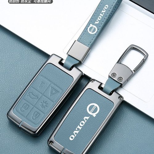 适用老款volvo沃尔沃xc60钥匙套皮革s60扣v90男v60包s40s80汽车女