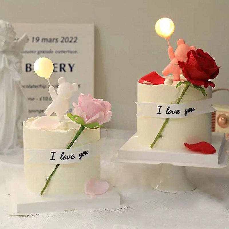 表白蛋糕装饰配件情人节蛋糕loveyou插件甜品台带灯小熊七夕装扮,节庆用品/礼品,蛋糕/烘焙装饰用品,淘宝优惠券,粉丝福利购,淘宝优惠卷