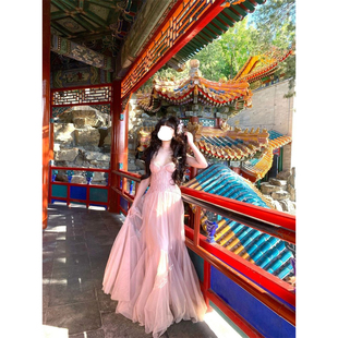 法式 绝美度假风收腰显瘦长裙 微胖温柔纯欲风抹胸连衣裙女夏季 新款