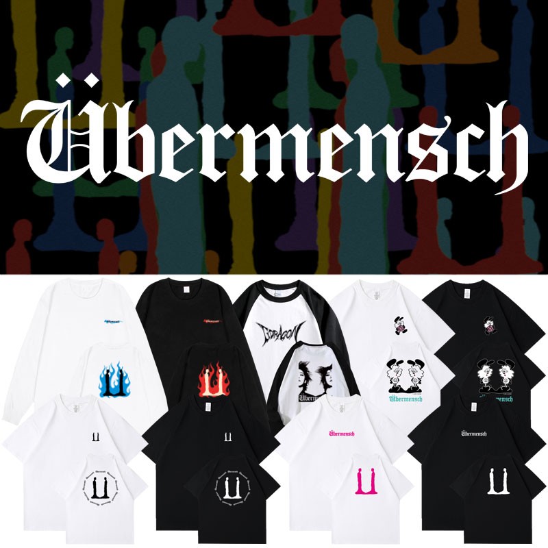 权志龙2025Ubermensch演唱会周边同款短袖T恤衣服印花纯棉男女装