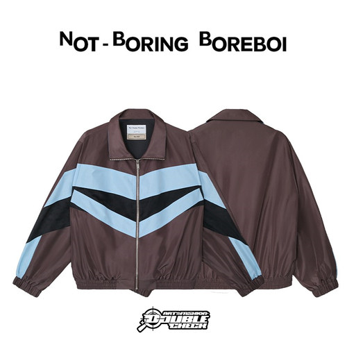 【Not-Boring Boreboi】Track Jacket Contrast撞色拼接运动夹克
