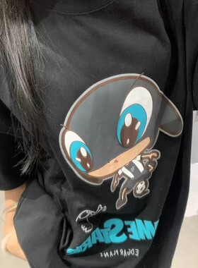 【官方正品】Edgar Plans 艺术家联名欧洲杯蓝色人物印花短袖T恤