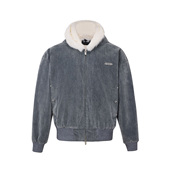 男女同款 灰色植绒兔毛座山雕夹克外套 官方正品 GOODBRAND