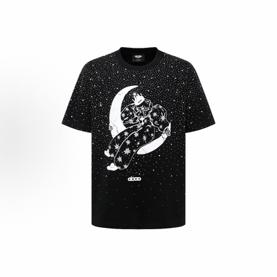 GOODBRAND月亮少女星空轻奢短袖