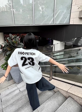 【官方正品】EGO FETCH × DPLS 赛车联名球衣运动短袖T恤