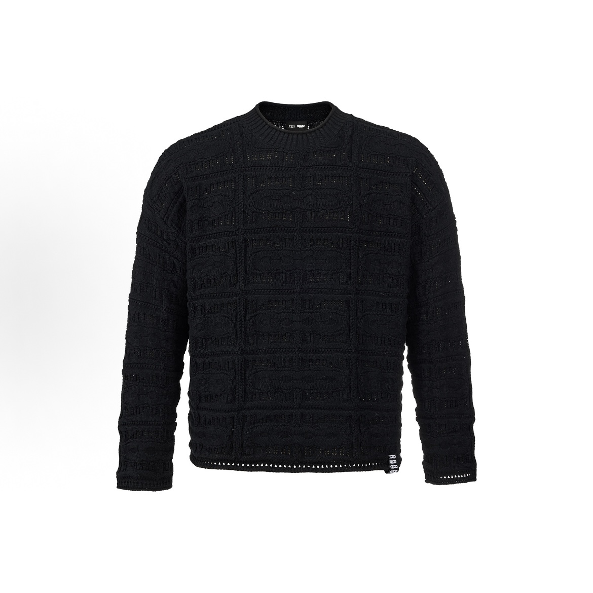 GOODBRAND镂空纹理轻奢圆领毛衣