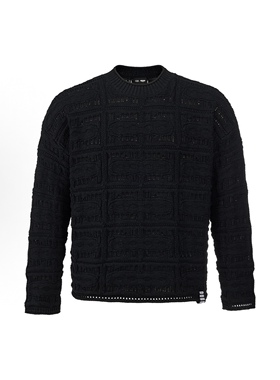 【官方正品】GOODBRAND 镂空纹理轻奢时尚圆领毛衣 男女同款