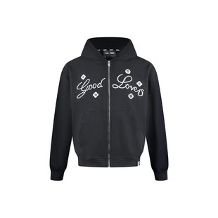 官方正品 小花标语拉链卫衣 GOODBRAND LOVES 闫玉晨同款 GOOD