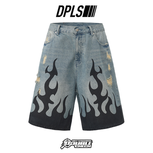 【DPLS × Ego Fetch】ComplexCon HongKong展会联名火焰牛仔短裤