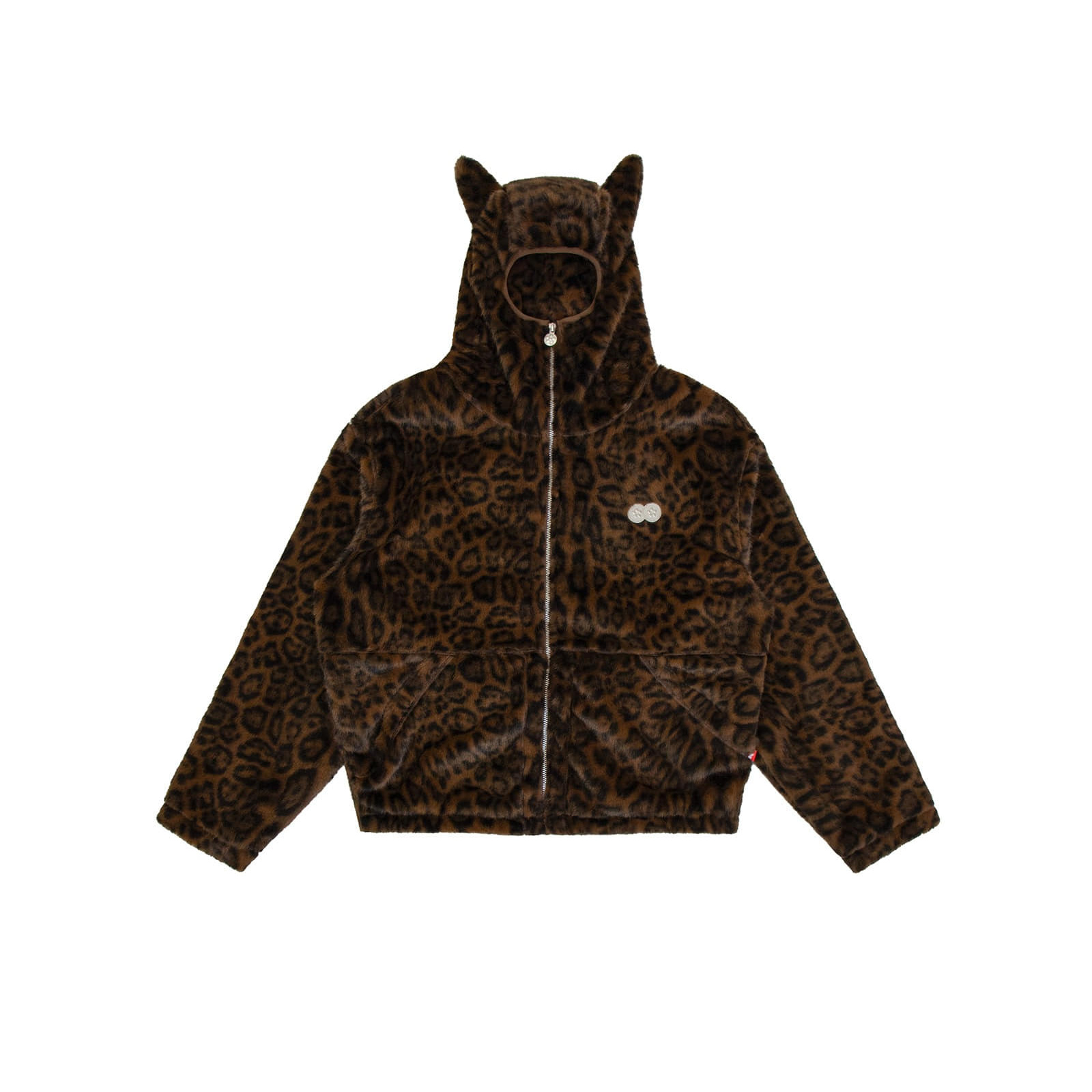 VandyThePink豹纹毛绒外套
