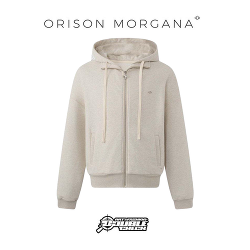 ORISONMORGANA双领针织帽衫