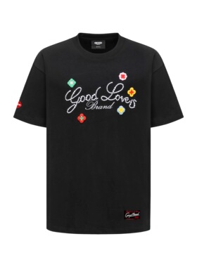 【官方正品】GOODBRAND good love拟珍珠立体刺绣短袖 赵泳鑫同款