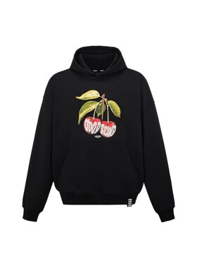 【官方正品】GOODBRAND 樱桃印花钉珠轻奢连帽卫衣 尹浩宇同款