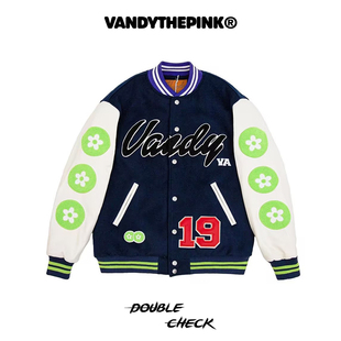 【朴宰范同款】VandyThePink 经典美潮棒球服夹克外套 男女同款