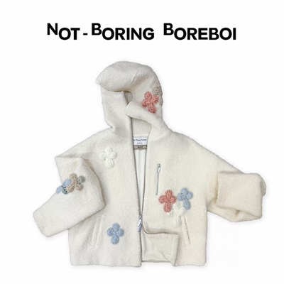 NBB重磅羊羔毛拉链外套