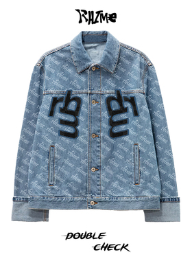 【官方正品】RHIME USA Denim Jacket 蓝色牛仔夹克外套 男女同款