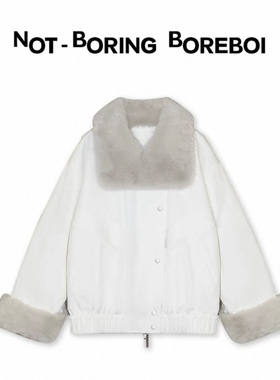 【官方正品】Not Boring Boreboi NBB 老钱风白鹅绒羽绒服