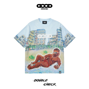 【官方正品】GOODBRAND 创世纪主线天堂系列 hygge度假风圆领T恤