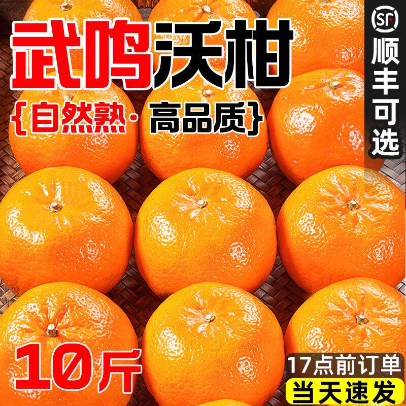 广西武鸣沃柑时令新鲜10斤正宗水果当季整箱现摘橘子礼盒柑桔贡柑