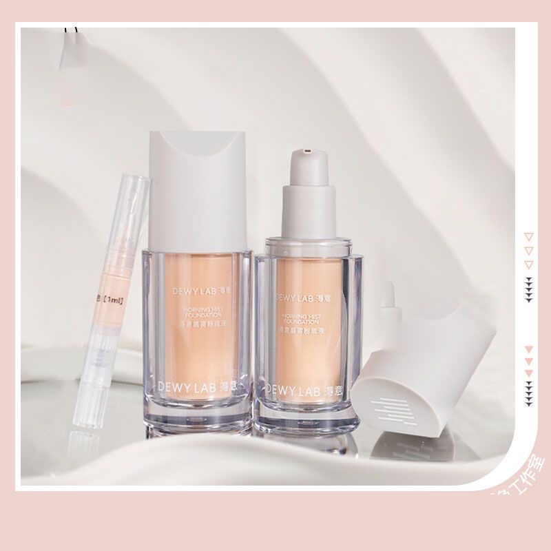 淂意超贴瓶粉底液干皮滋润版小样试色遮瑕持久油皮控油不脱妆分装