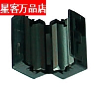 抗干扰夹扣磁环 扣式磁环 四方形UF100 黑色 灰色白色 内孔10mm