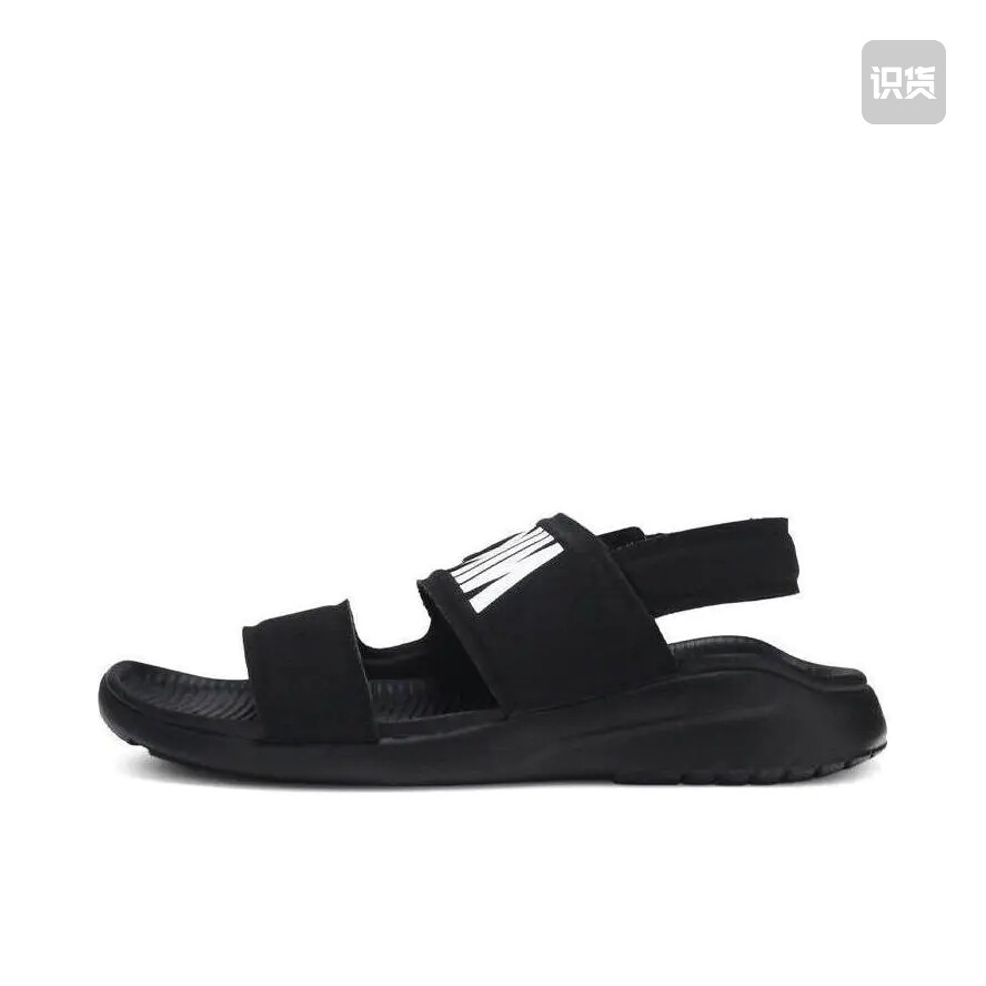 Nike Tanjun Sandal 运动 沙滩 平跟 绒面 882694-001