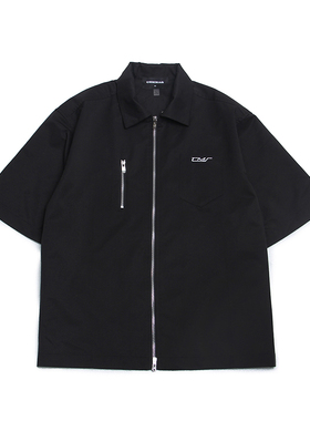 COMMAS 廓形短袖拉链衬衫秒杀 售出不退不换（请选好尺码下单 ）