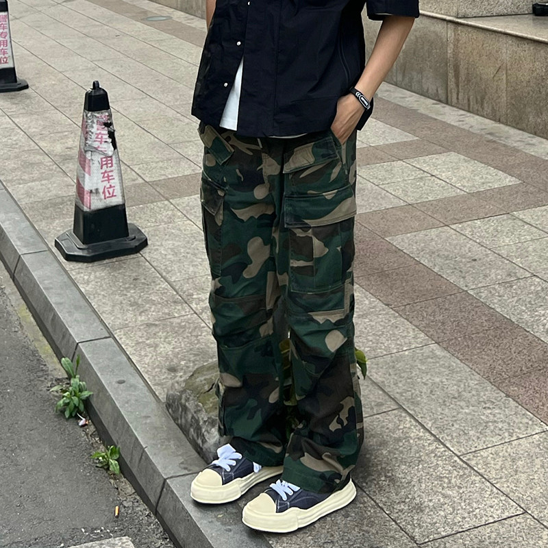 commas长裤迷彩休闲裤
