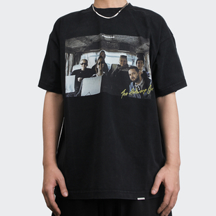 高街重磅T恤男休闲宽松短袖 Commas 美式 原创国潮夏季 黄景瑜同款