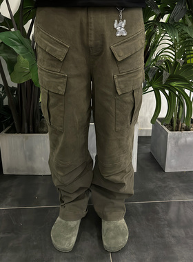 Commas CargoPants 宽松阔腿多口袋CleanFit休闲工装立体剪裁长裤