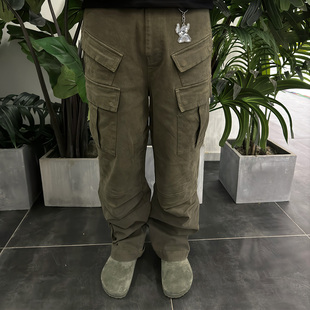 立体剪裁长裤 宽松阔腿多口袋CleanFit休闲工装 CargoPants Commas