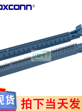 Foxconn/富士康2EFE821-5B1L0-4F PCIE4.0 164Pin 16X 飞机尾蓝色